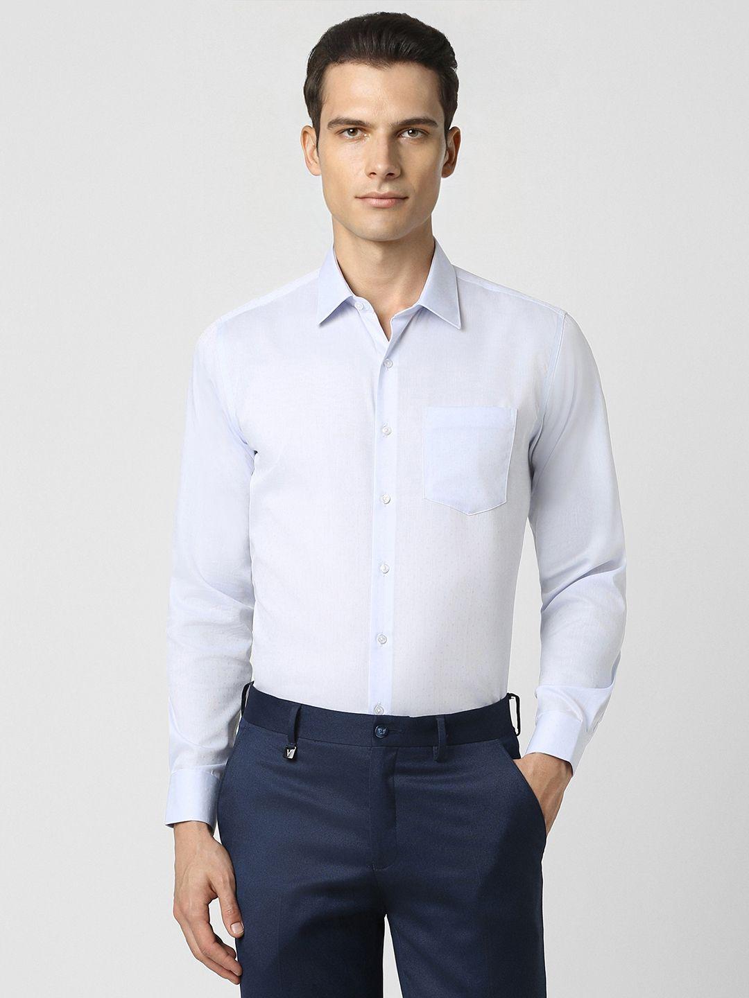 van heusen spread collar cotton formal shirt