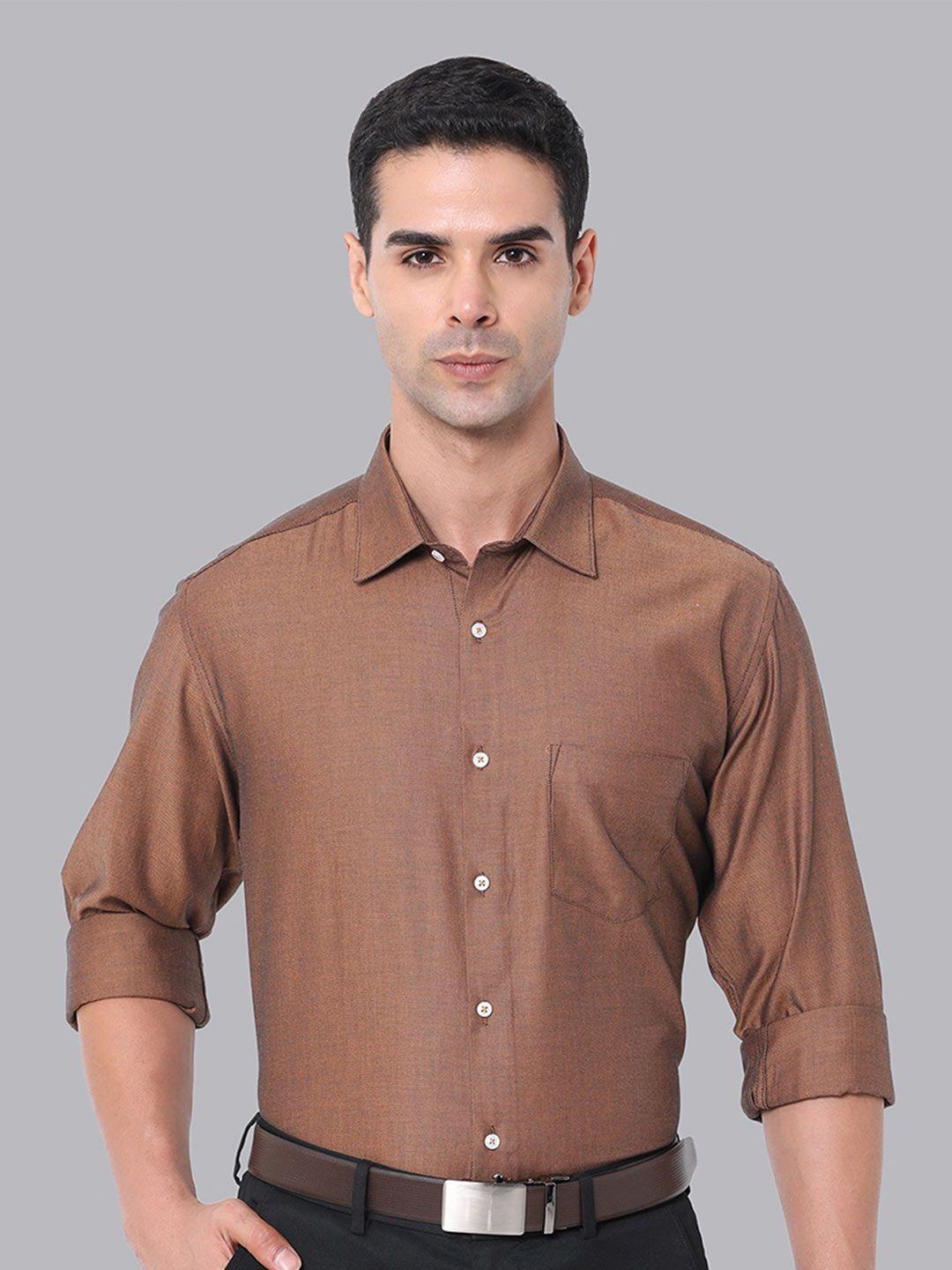 van heusen spread collar pure cotton formal shirt