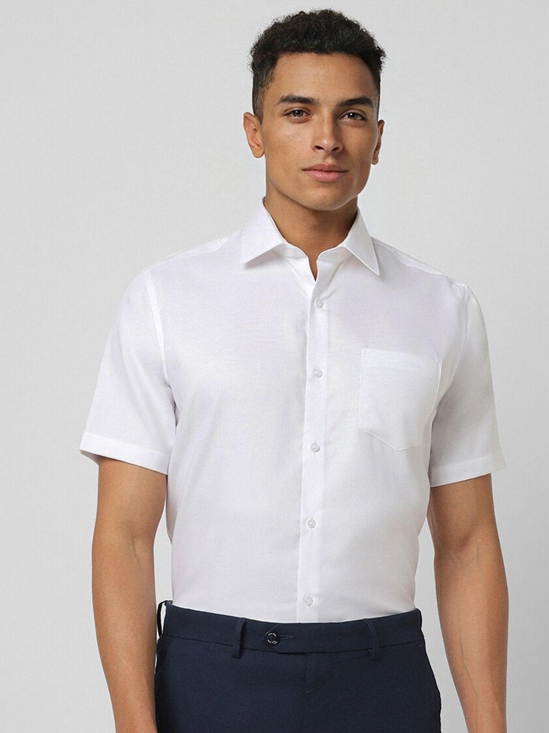 van heusen spread collar pure cotton formal shirt