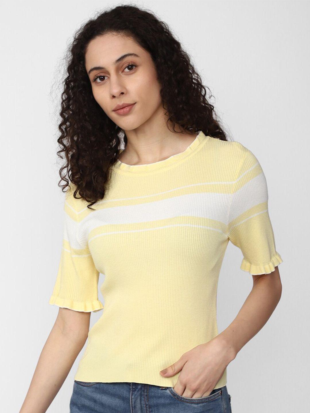 van heusen woman horizontal striped top