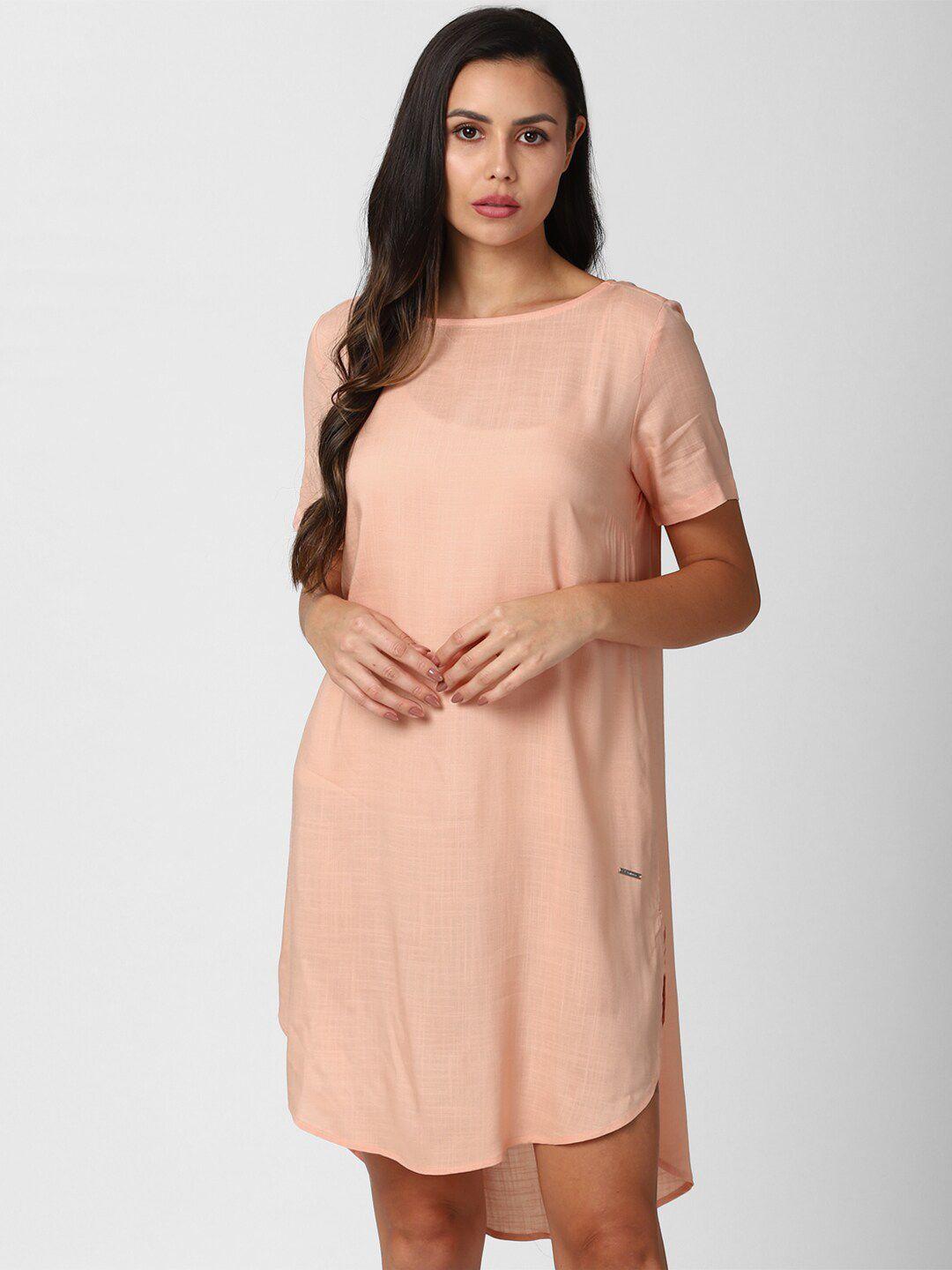 van heusen woman peach a-line dress