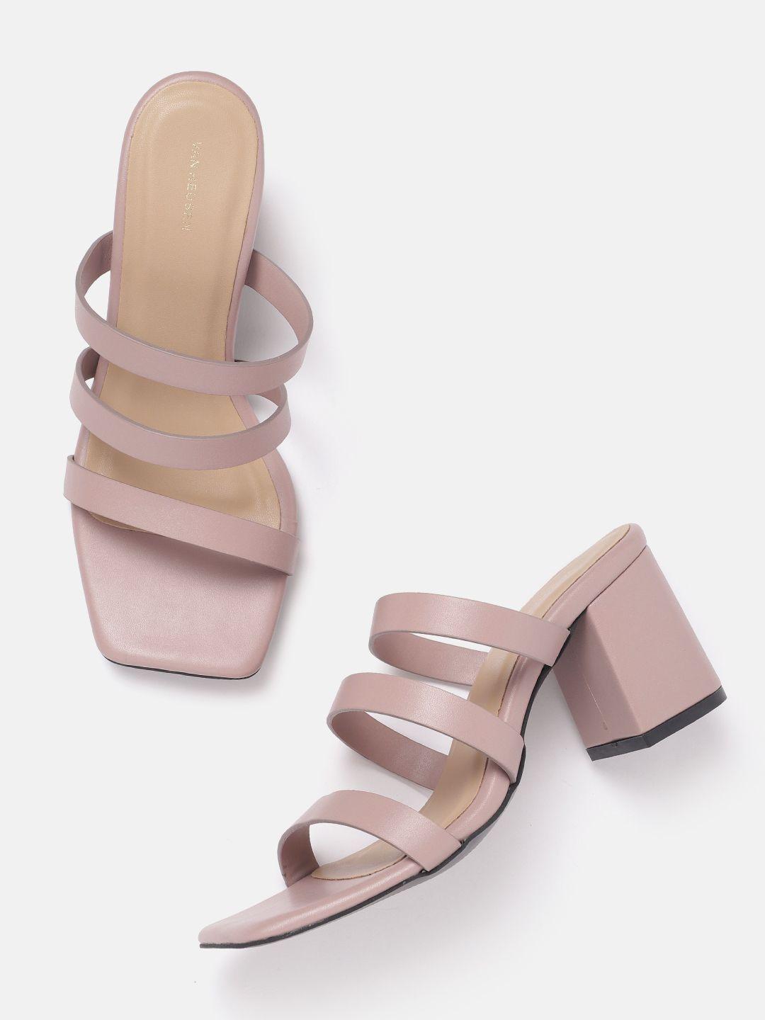 van heusen woman strappy block heels