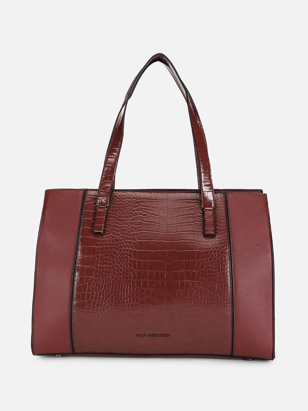 van heusen woman textured shopper tote bag