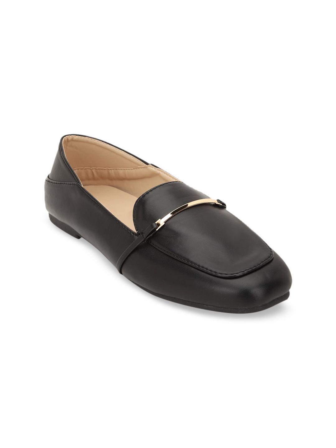 van heusen woman women black pu derbys