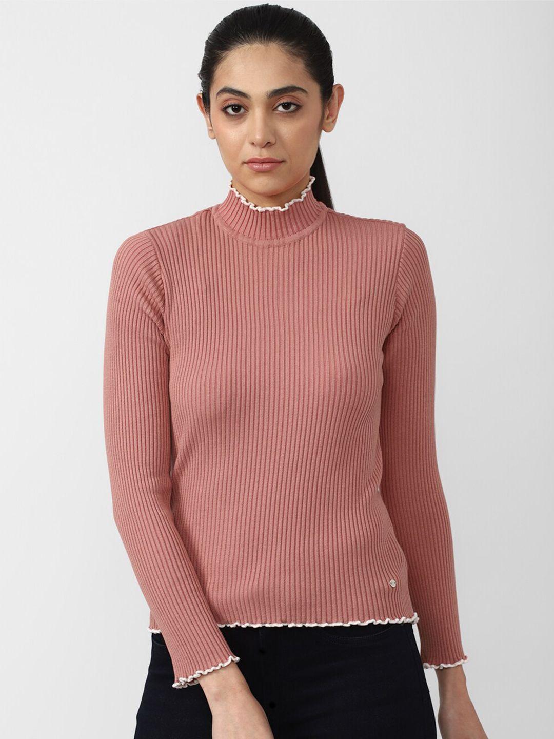 van heusen woman women pink solid top