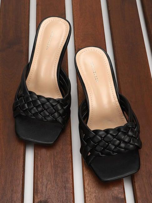van heusen women's black casual stilettos