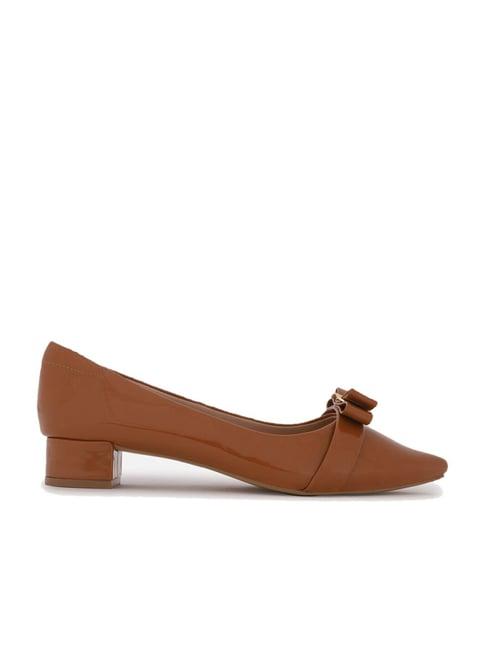 van heusen women's brown casual pumps