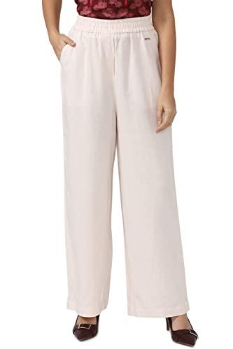 van heusen women's regular pants (vwtfprgf941666_cream