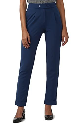 van heusen women's slim pants (vwtpfslpy62165_navy