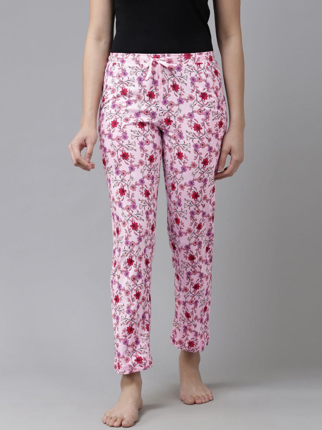 van heusen women floral printed lounge pants with pockets