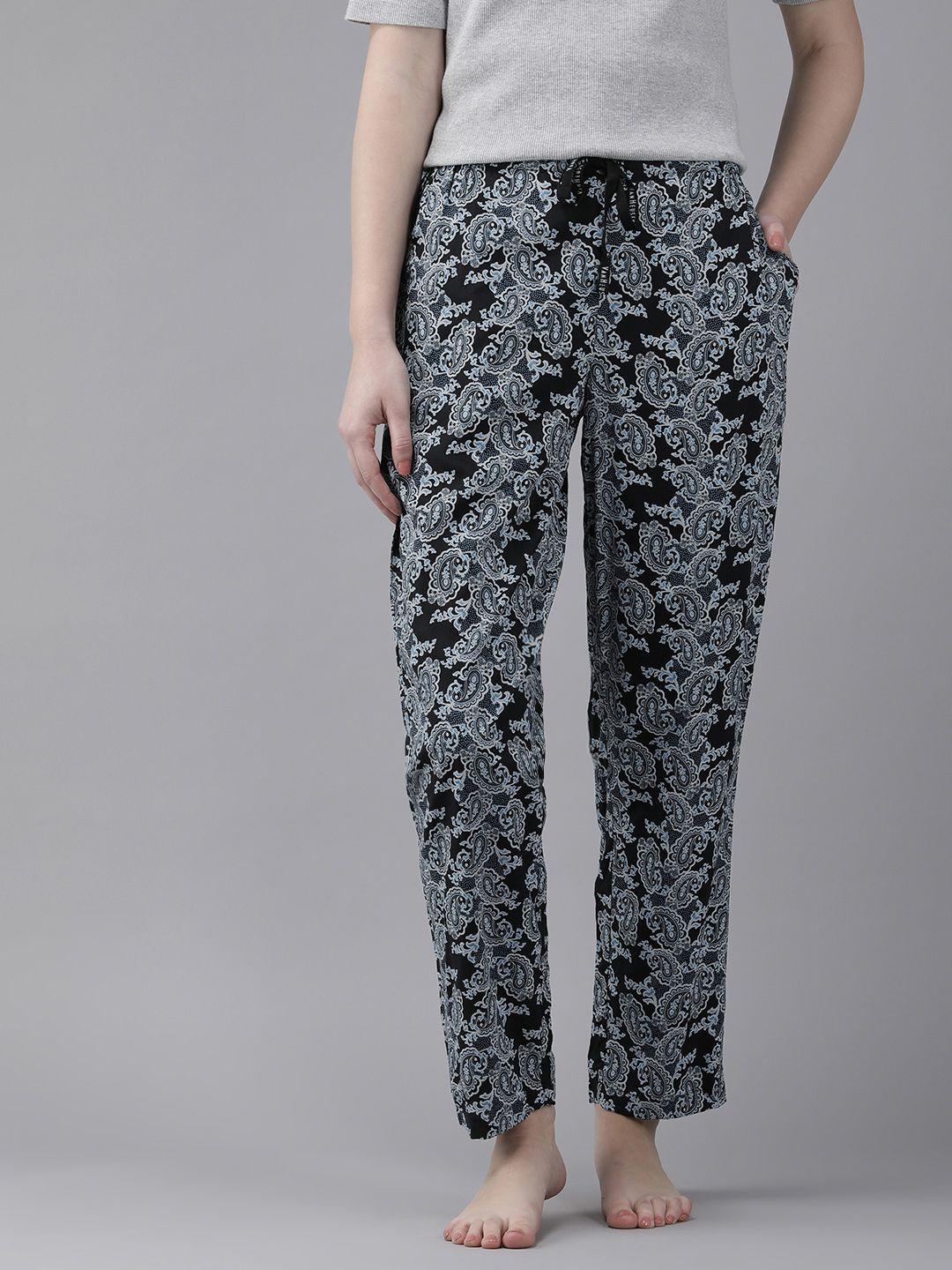 van heusen women paisley print lounge pants