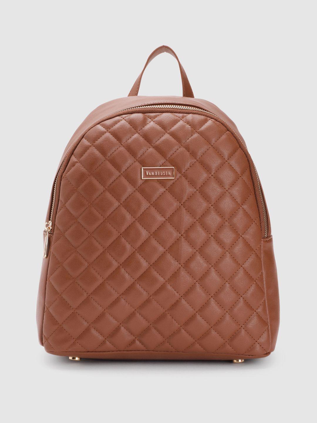 van heusen women quilted design backpack