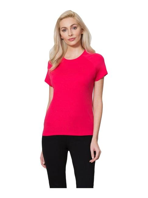 van heusen women red t-shirt
