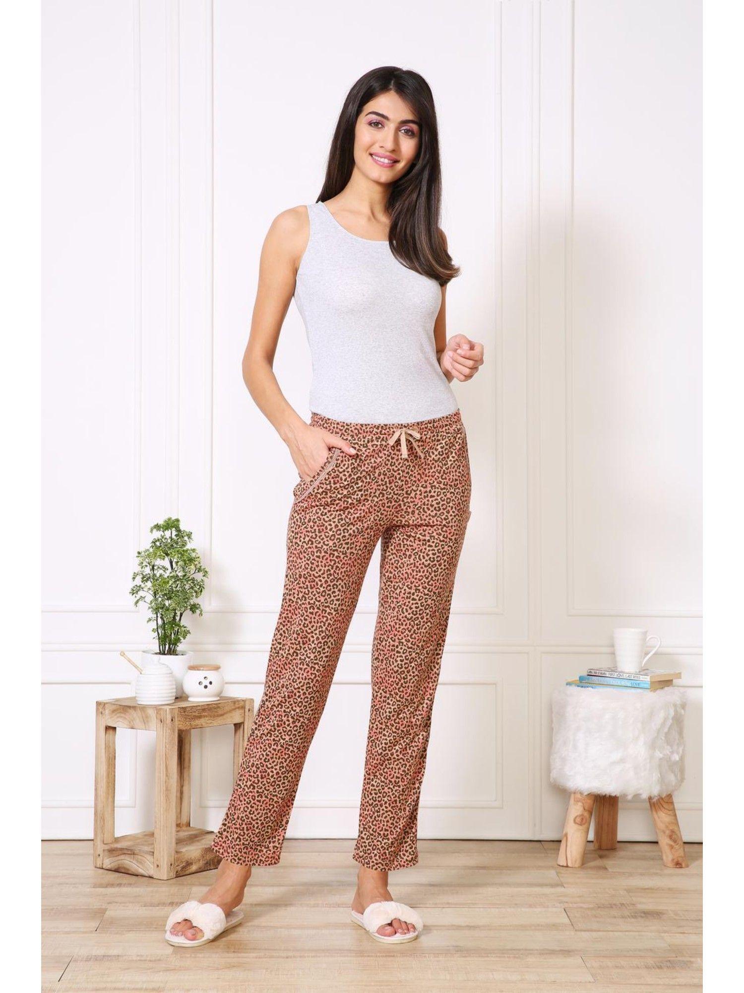van heusen women superior drape & ultra soft lounge pants - skin