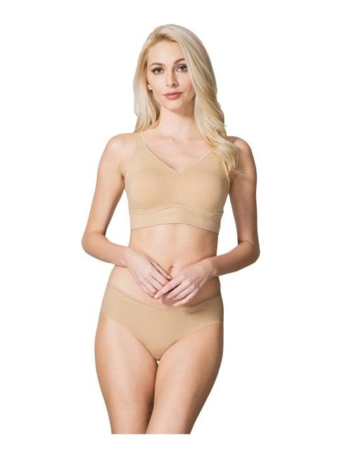 van heusen women tan non wired non padded bra