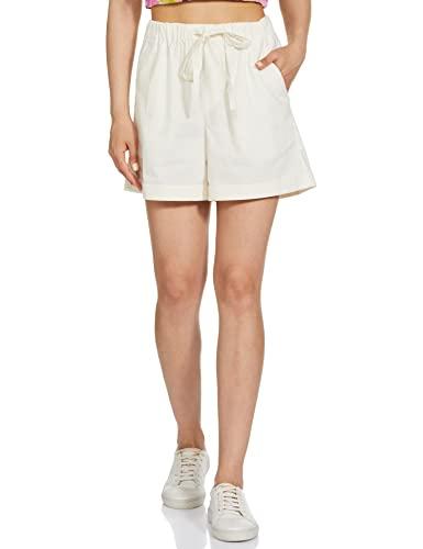 van heusen women women's bermuda shorts (vwsrurgf241996_cream_30)