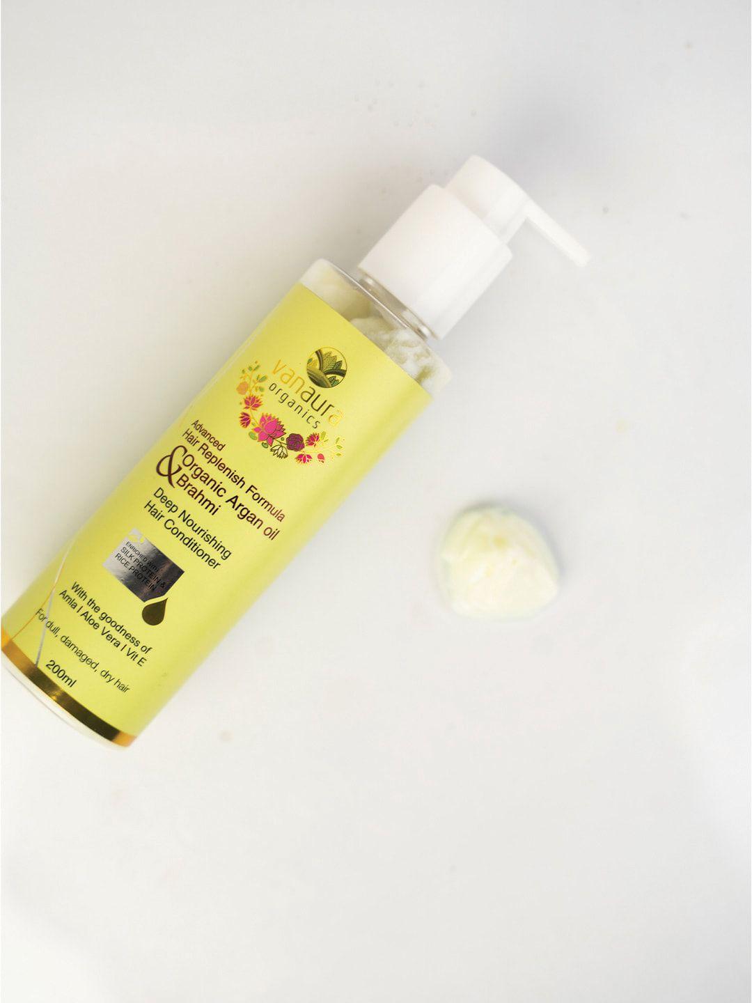 vanaura organics argan oil & amla deep nourishing hair conditioner 200ml