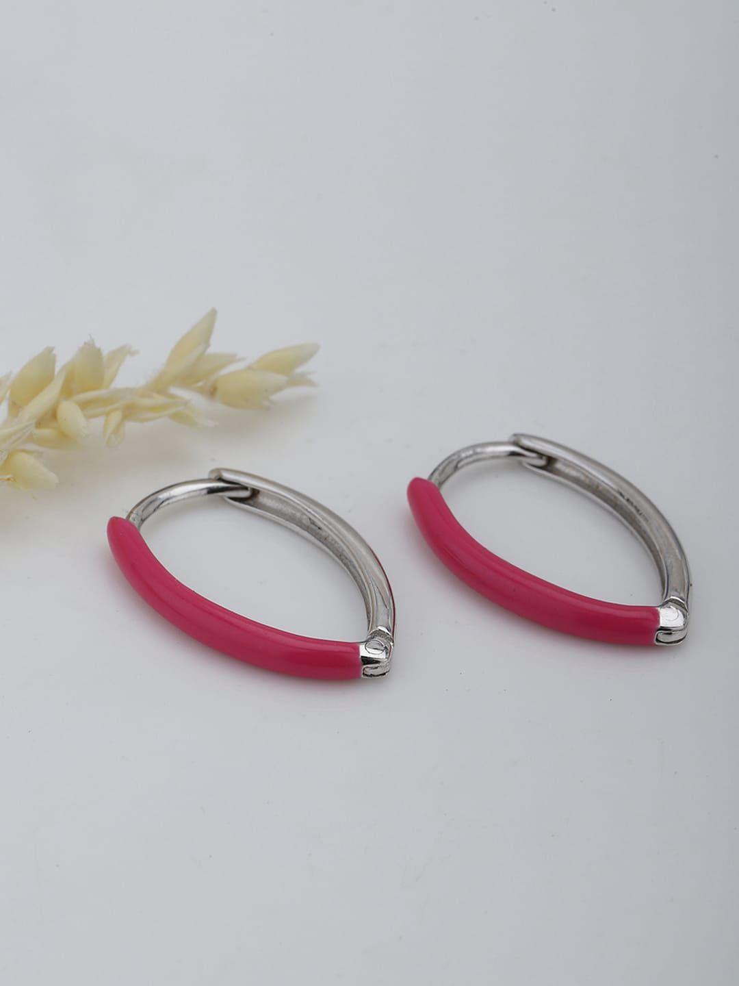 vanbelle oval hoop earrings