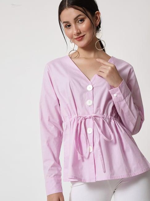 vanca eco pink regular fit shirt