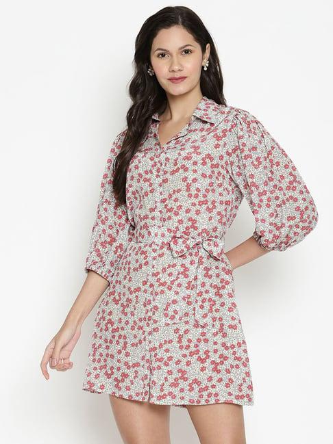 vanca eco grey printed dress