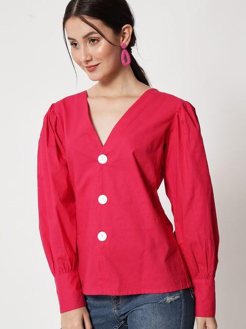 vanca eco red regular fit shirt