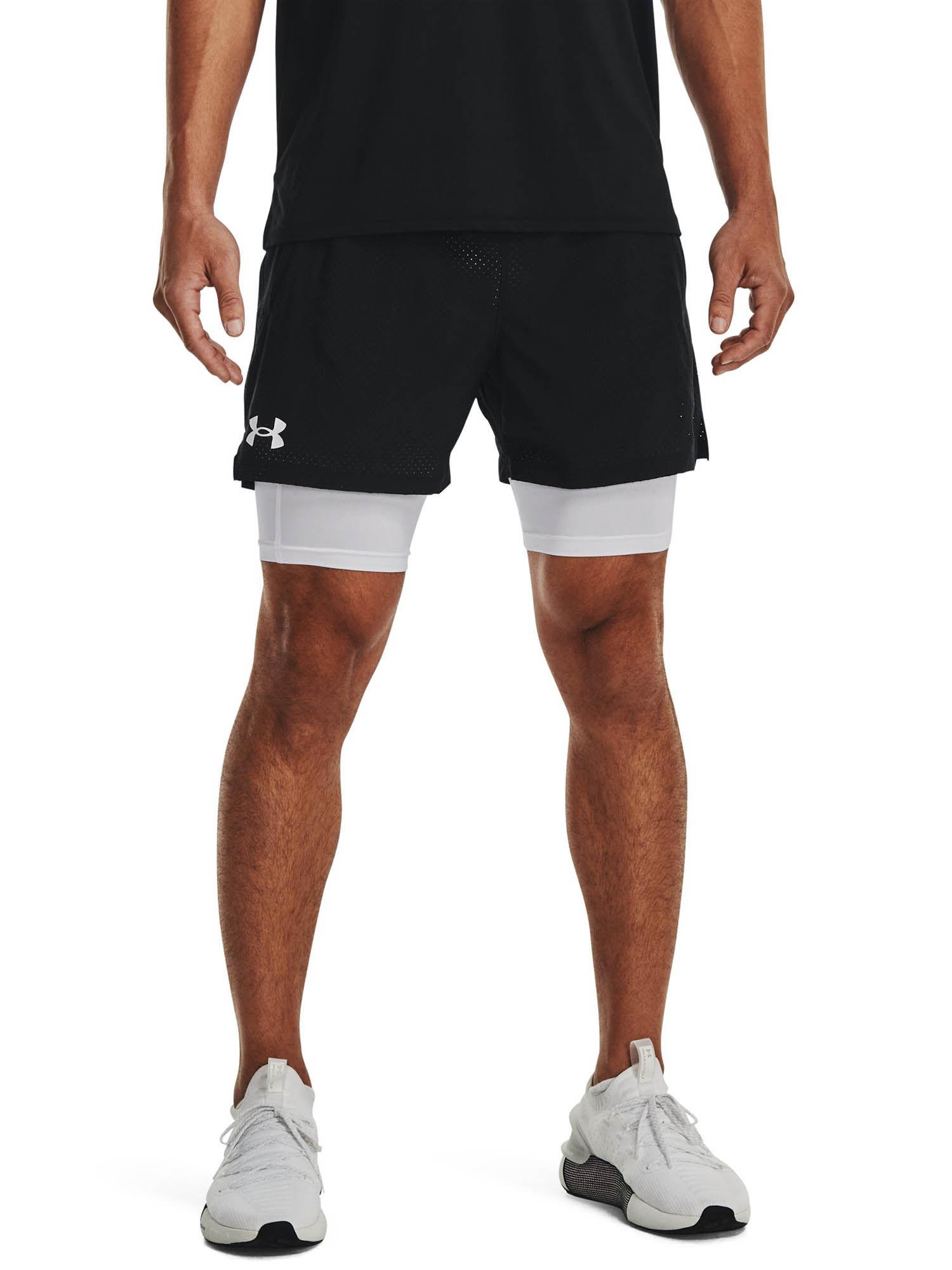 vanish woven 2-in-1 vent shorts-black