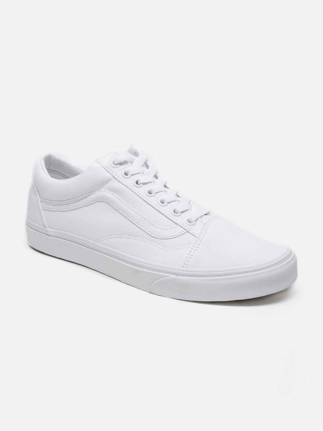 vans unisex white sneakers
