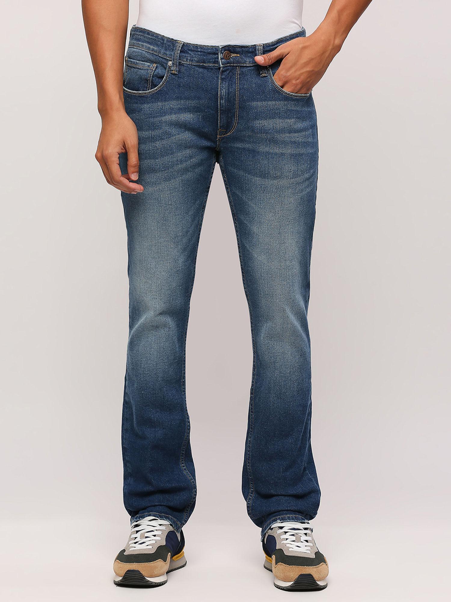 vapour slim fit mid waist jeans navy blue