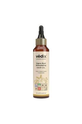 vapra root stimulating hair oil with onion + indian licorice + chamomile