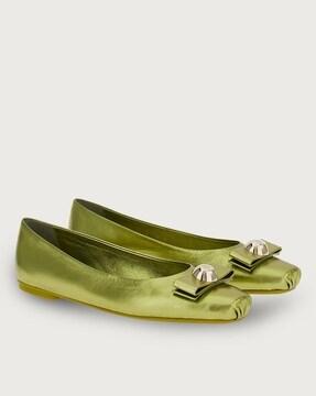 vara bow ballet flat sandals