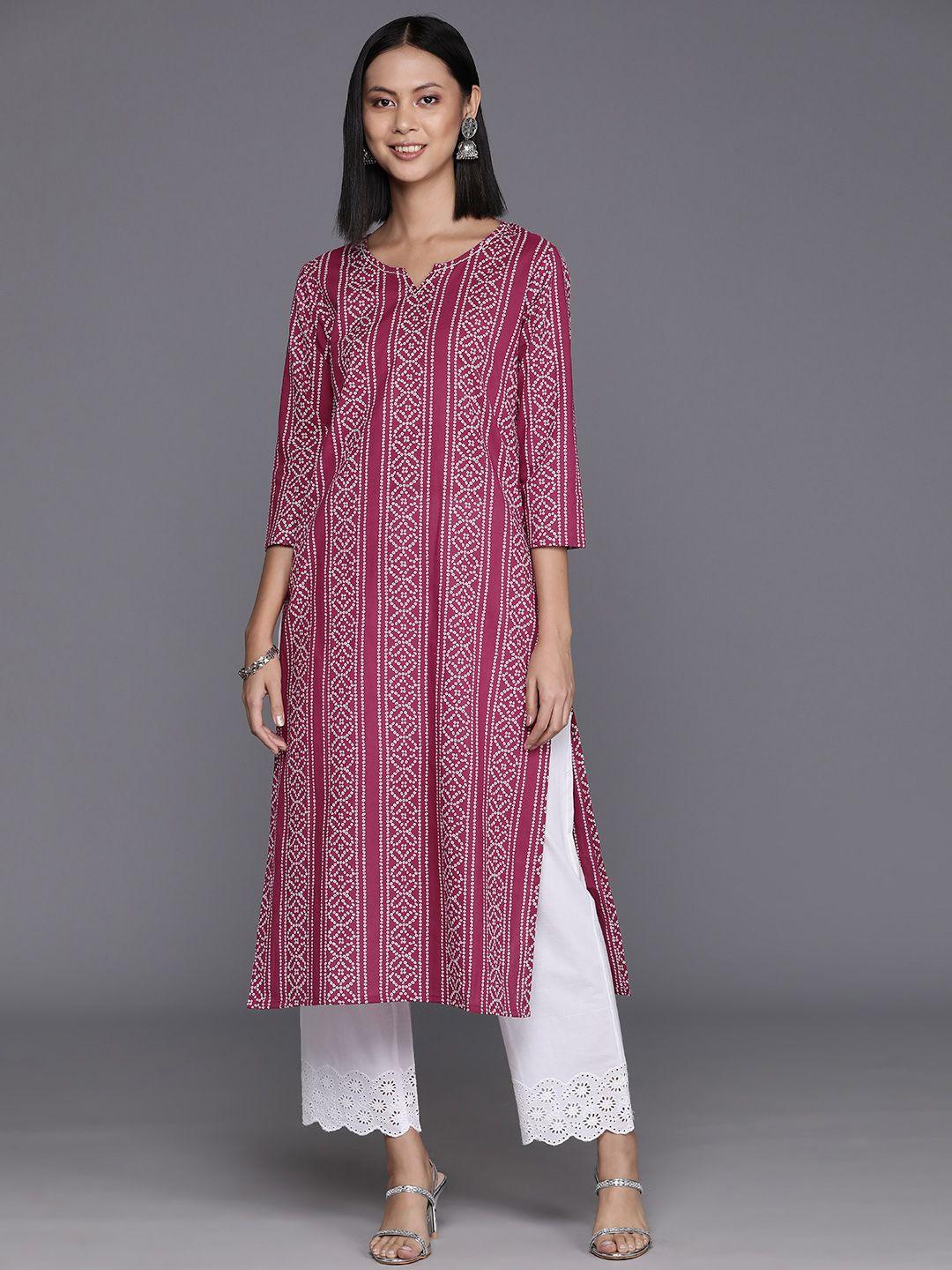 varanga bandhani printed pure cotton kurta