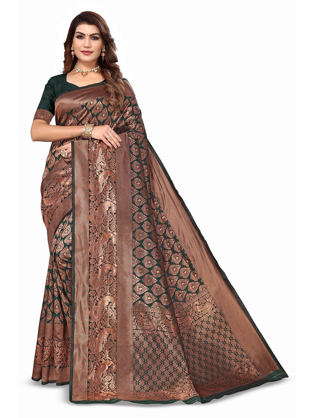 varanga ethnic motifs woven design zari banarasi saree