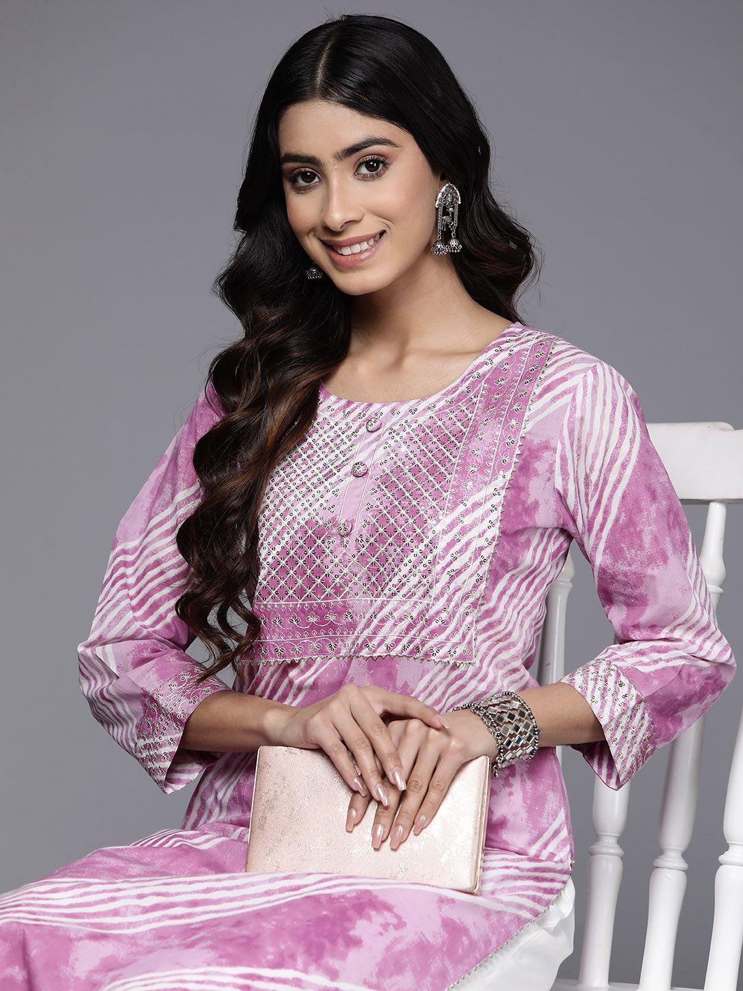 varanga leheriya printed pure cotton kurta