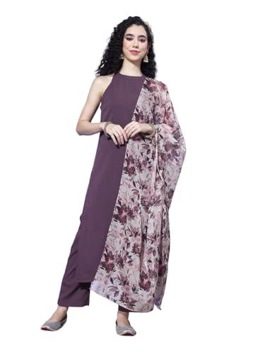 varanga women's crepe regular kurta set (nv_vskd31467_vardup1427_purple