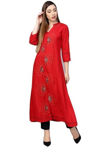 varanga women's silk solid regular kurta set (nv_var1180024_red