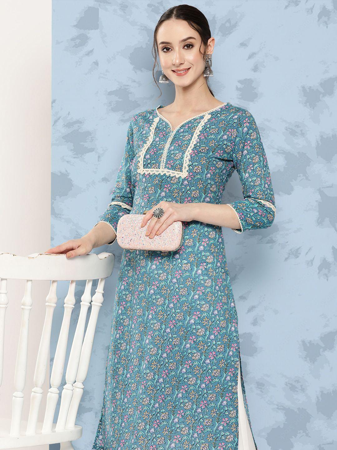 varanga women floral printed kurta