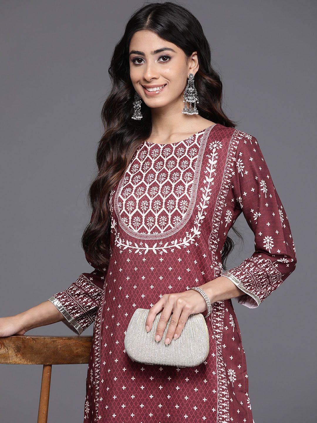 varanga women floral printed modal kurta