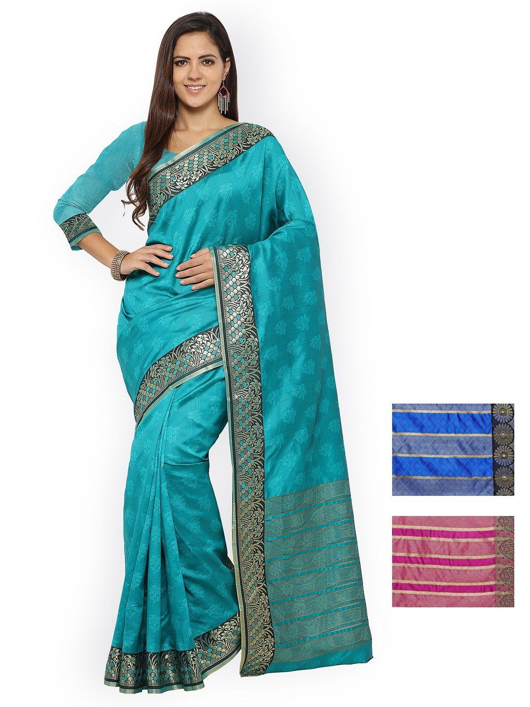 varkala selection of 3 kanjeevaram art silk sarees