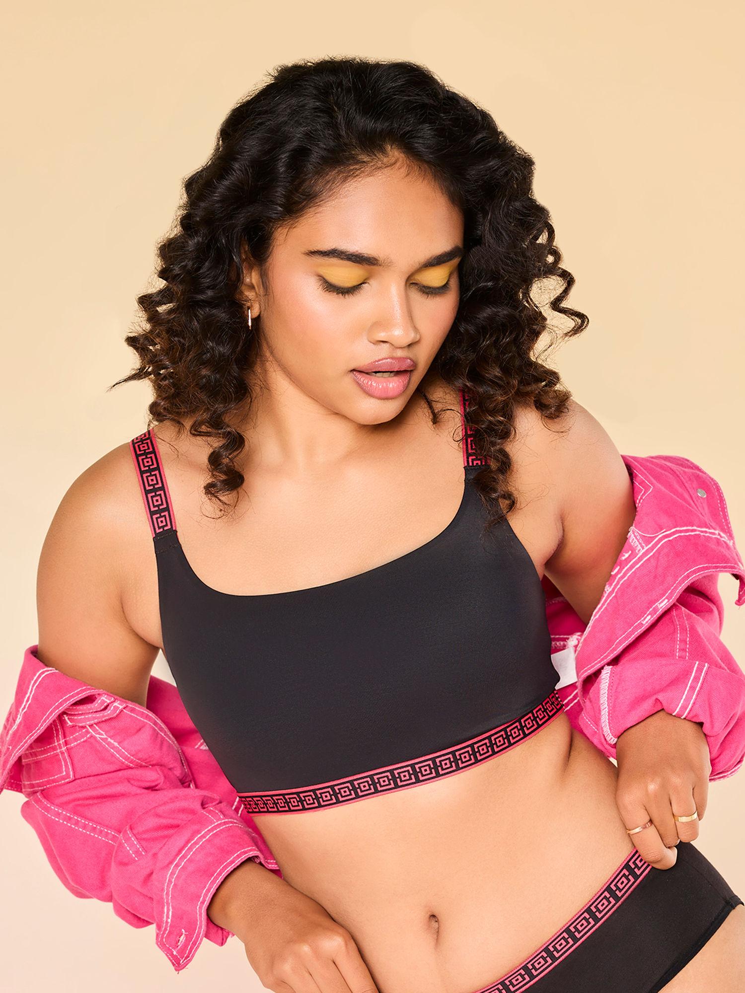 varsity edit sports bra - black lmb1021