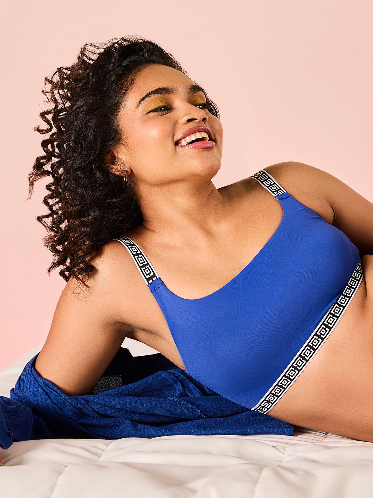 varsity edit sports bra - dark blue lmb1021