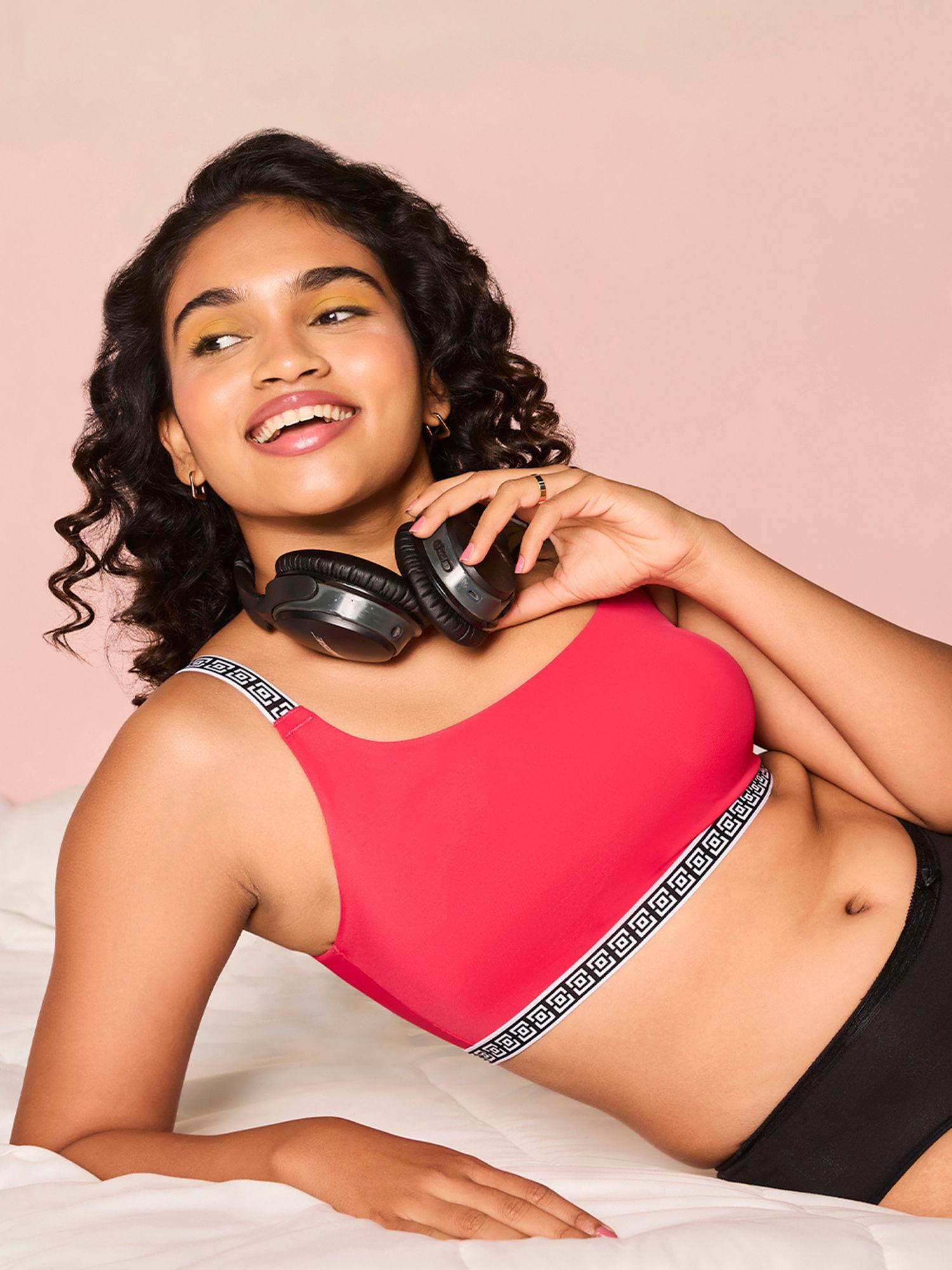 varsity edit sports bra - red lmb1021