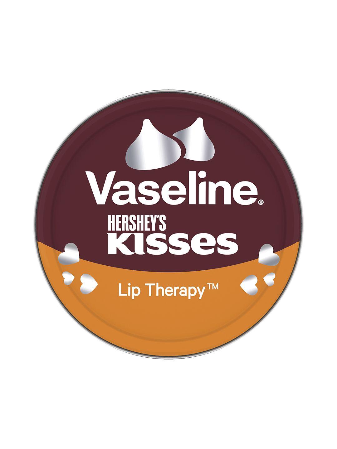 vaseline hershey's kisses lip therapy balm with shea butter - 17g