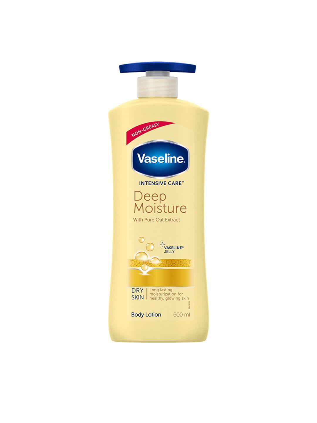 vaseline intensive care deep moisture body lotion - 600 ml