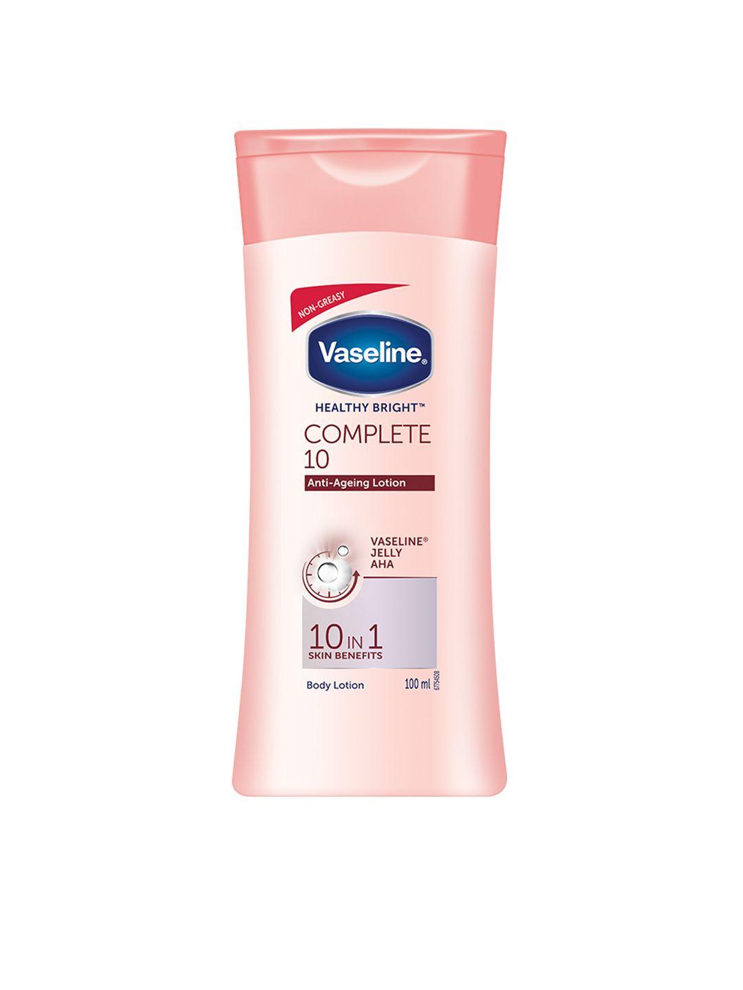 vaseline unisex healthy bright complete 10 anti-ageing body lotion 100 ml