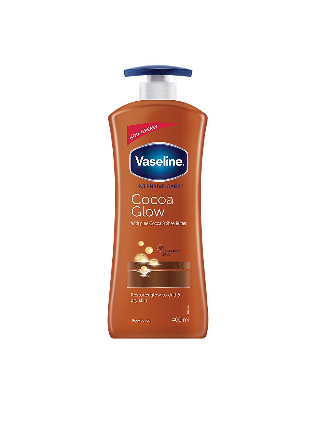 vaseline intensive care cocoa glow body lotion 400 ml
