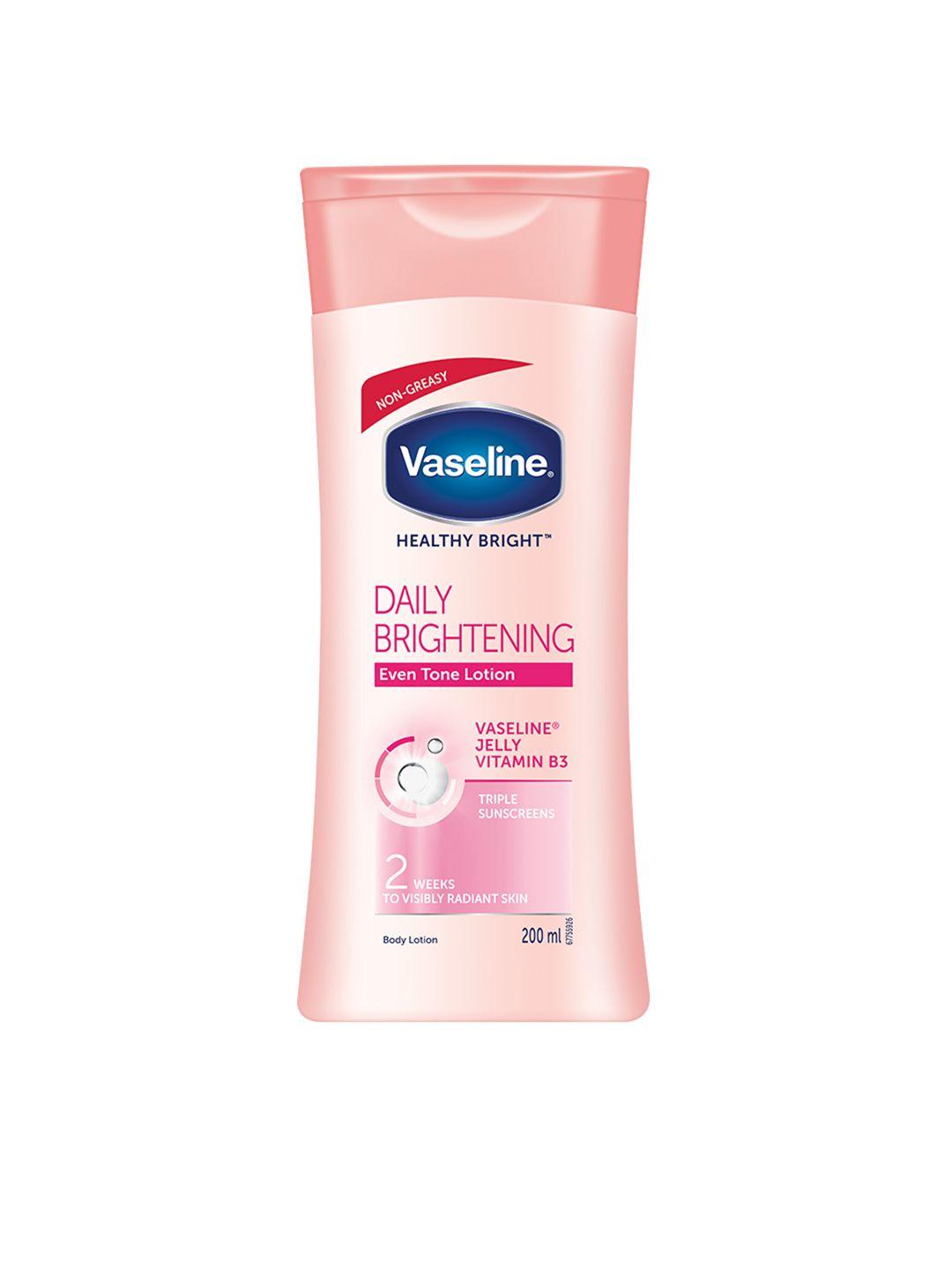 vaseline unisex healthy bright daily brightening body lotion 200 ml