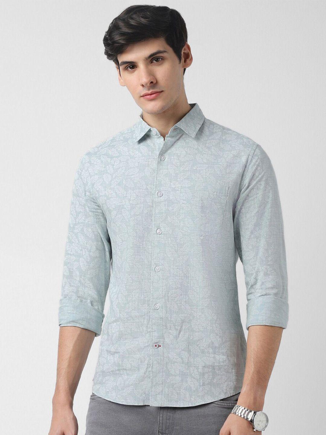 vastrad floral printed pure cotton casual shirt