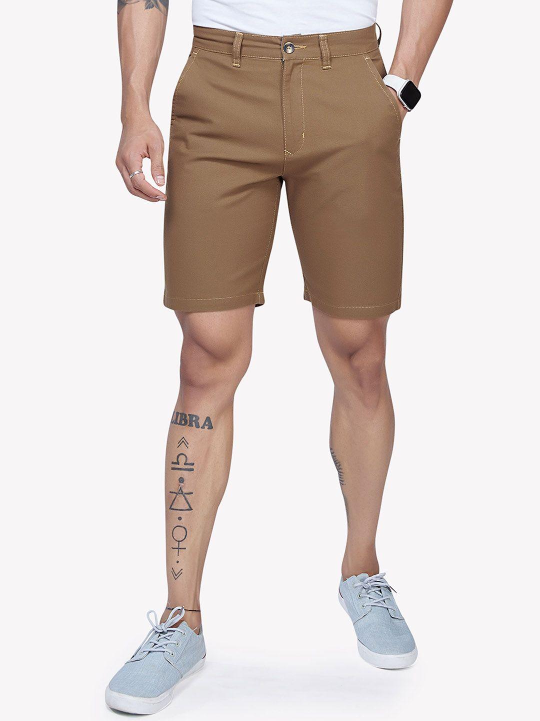 vastrado men mid-rise cotton shorts