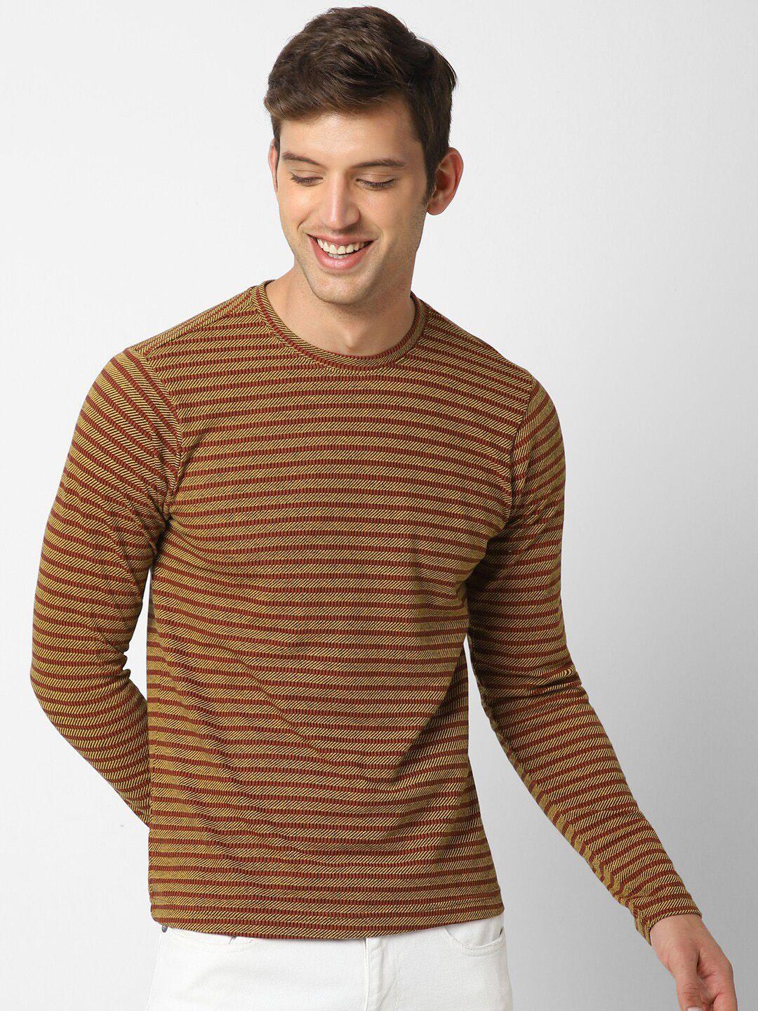 vastrado striped long sleeves cotton t-shirt