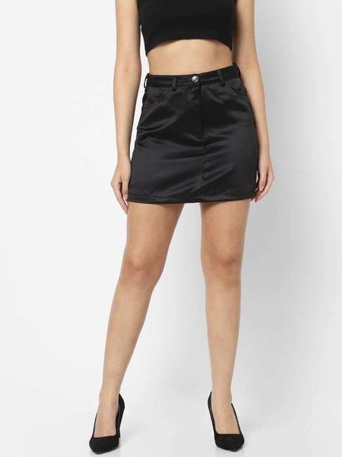 vastrado black mini shift skirt